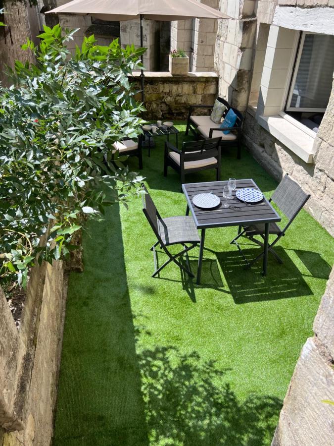 Le Badebec, Appt Dans Maison Typique Avec Jardin Prive Chinon Eksteriør billede